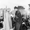 Hesburgh with Cardinal Montini at Commencement in 1960